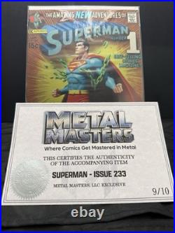 SUPERMAN #233 (1971) Iconic Adams Cover Key METAL COMIC