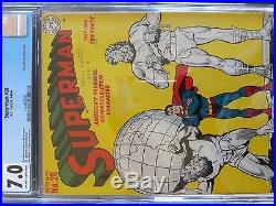 SUPERMAN #28 CGC 7.0 Golden age Lois Lane solo stories begin 1944 DC comics