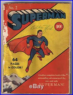 SUPERMAN #2 Fall 1939 Second Issue Golden Age DC