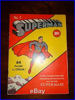 SUPERMAN 2 Golden Age Key DC Comics FREE SHIPPING CANADA & US High Grade