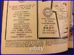 SUPERMAN #35 GOLDEN AGE 1945 Comic Book 10 Cent LOIS LANE Complete JERRY SIEGEL
