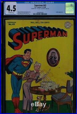 SUPERMAN #43 CGC Double cover