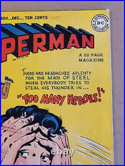 SUPERMAN #55 (DC 1948) Prankster COMPLETE VG- (3.5)
