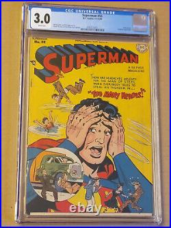 SUPERMAN #55 (DC 1948) Wayne Boring Prankster G/VG CGC 3.0