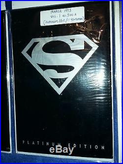 SUPERMAN#75\500PlatinumEdition (Sealed)DEATH OF SUPERMAN/SUPERMAN RING LOT