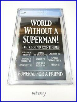 SUPERMAN 75 CGC Grade 9.8 DC Comics 1993 Death of Superman & Darkseid