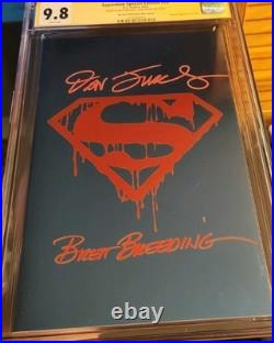 SUPERMAN #75 Special Edition CGC 9.8 DAN JURGENS, BRETT BREEDING Blue Foil