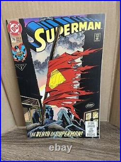 SUPERMAN # 75 VOL 2 1993 -1St Print THE DEATH OF SUPERMAN DC COMIES