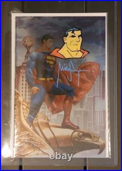 SUPERMAN'78 #1 NM Remarked And Signed MICO SUAYAN EXCLUSIVE JIM LEE VIRGIN FOIL