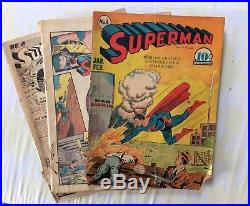 SUPERMAN #8 Golden Age Comic, 10 CENT ISSUE, Complete, No Reserve