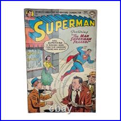 SUPERMAN #93 (1954) DC Comics Golden Age The Man Superman Feared