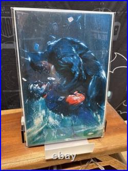 SUPERMAN & BATMAN #7 ORIGINAL VIRGIN VARIANT FRENCH ED. DELL'OTTO Bu76