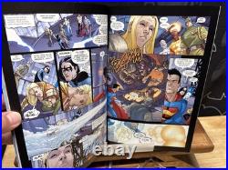SUPERMAN & BATMAN #7 ORIGINAL VIRGIN VARIANT FRENCH ED. DELL'OTTO Bu76