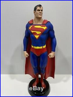 SUPERMAN Custom/FanArt Statues Alex Ross-style (2-piece Set) 14 scale Painted