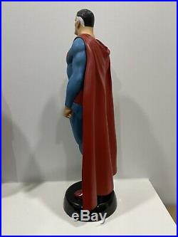 SUPERMAN Custom/FanArt Statues Alex Ross-style (2-piece Set) 14 scale Painted