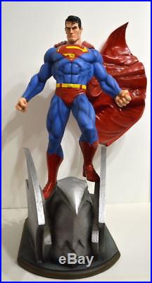 SUPERMAN FOR TOMORROW 22 1/2 Ltd Ed STATUE #6/50 Jim Lee sculpt Rare