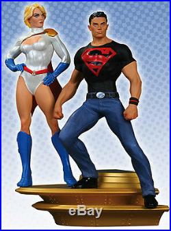 SUPERMAN Family Statue Part 1 and 2 SUPERMAN SUPERBOY POWER GIRL STEEL SUPERGIRL