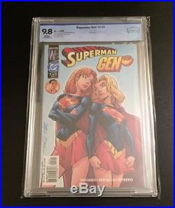 SUPERMAN / GEN 13 # 2 J SCOTT CAMPBELL SUPERGIRL VARIANT COVER CBCS 9.8 like CGC