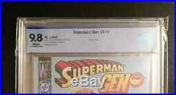 SUPERMAN / GEN 13 # 2 J SCOTT CAMPBELL SUPERGIRL VARIANT COVER CBCS 9.8 like CGC