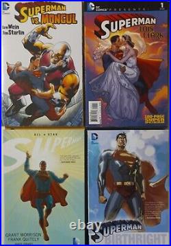 SUPERMAN Huge lot collection of 60 tpb books Neal Adams John Byrne Moore Romita