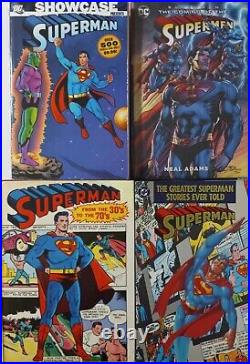 SUPERMAN Huge lot collection of 60 tpb books Neal Adams John Byrne Moore Romita