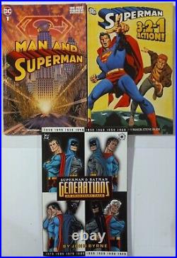 SUPERMAN Huge lot collection of 60 tpb books Neal Adams John Byrne Moore Romita