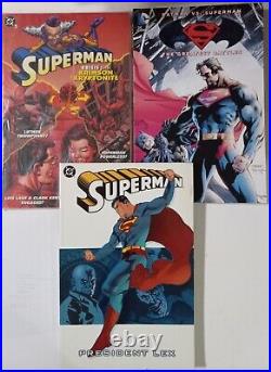 SUPERMAN Huge lot collection of 60 tpb books Neal Adams John Byrne Moore Romita