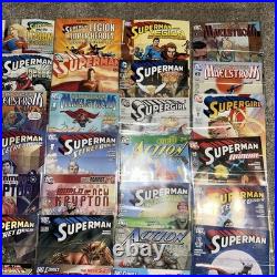 SUPERMAN LOT#41book DC comic, soft covers, BATMAN, Supergirl, secret origin, legion