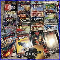 SUPERMAN LOT#41book DC comic, soft covers, BATMAN, Supergirl, secret origin, legion