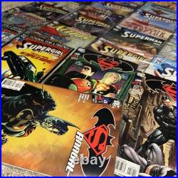 SUPERMAN LOT#41book DC comic, soft covers, BATMAN, Supergirl, secret origin, legion
