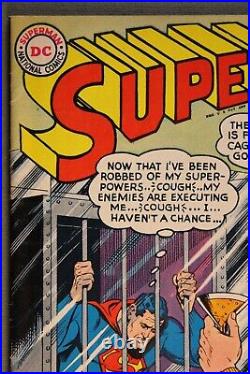 SUPERMAN No. 160 APRIL 1963 When Superman Lost His Powers! Looks Good