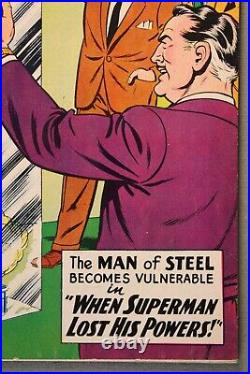 SUPERMAN No. 160 APRIL 1963 When Superman Lost His Powers! Looks Good