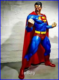 SUPERMAN RAGE VERSION Custom Statue Life Size FINET SCULPTURE ARTS