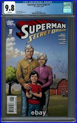 SUPERMAN SECRET ORIGIN #1 CGC 9.8 (11/09) DC comics white pages