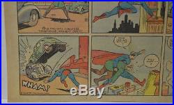 SUPERMAN SUNDAY COMIC STRIP #1 Nov 5, 1939 2/3 FULL Philadelphia Inquirer RARE