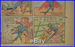 SUPERMAN SUNDAY COMIC STRIP #1 Nov 5, 1939 2/3 FULL Philadelphia Inquirer RARE