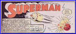 SUPERMAN SUNDAY PAGE #1 AMAZING HIGH GRADE! Nov 5, 1939 RARE! ORIGIN