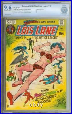 SUPERMAN'S GIRLFRIEND LOIS LANE #111 CBCS 9.6 OWithWH PAGES