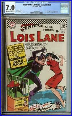 SUPERMAN'S GIRLFRIEND LOIS LANE #70 CGC 7.0 OWithWH PAGES