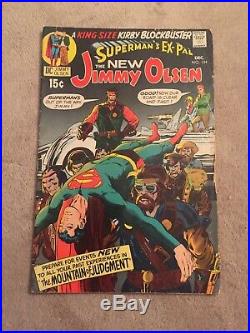 SUPERMAN'S PAL JIMMY OLSEN #134 1st Darksied Cameo Silver Age Key DC Comics