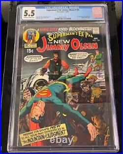 SUPERMAN'S PAL JIMMY OLSEN 134 CGC 5.5 OWW Pages