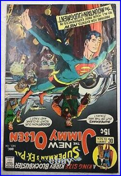 SUPERMAN'S PAL JIMMY OLSEN #134 (DC Comics 1970) 1st app DARKSEID (VG) Kirby art