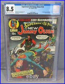 SUPERMAN'S PAL JIMMY OLSEN #134 (Darkseid 1st app.) CGC 8.5 VF+ DC Comics 1970