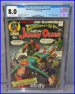 SUPERMAN'S PAL JIMMY OLSEN #134 (Darkseid 1st appearance) CGC 8.0 VF DC 1970