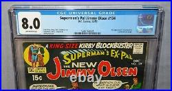 SUPERMAN'S PAL JIMMY OLSEN #134 (Darkseid 1st appearance) CGC 8.0 VF DC 1970