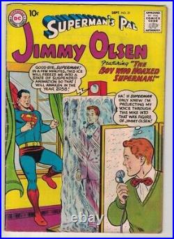 SUPERMAN'S PAL, JIMMY OLSEN #31 1st APP OF JIMMY AS ELASTIC LAD DC/1958