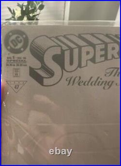 SUPERMAN THE WEDDING ALBUM #1 Dec 1996 Modern Age White Cover -RARE VARIANT