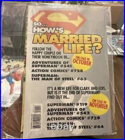 SUPERMAN THE WEDDING ALBUM #1 Dec 1996 Modern Age White Cover -RARE VARIANT