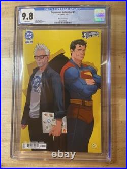 SUPERMAN UNLIMITED 1 MORA JAMES GUNN VARIANT CGC 9.8 DC Comics