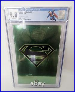 SUPERMAN UNLIMITED 2 CGC 9.8 Dine In Cinemas Green Foil Kryptonite Variant Cover